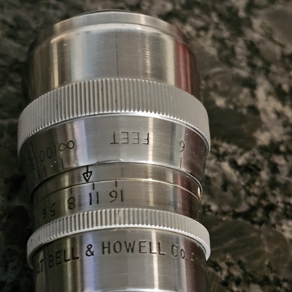 Bell & Howell Super Comat 1.5" f/3.5 Vintage D Mount Movie Camera Lens With Box - Picture 4 of 11